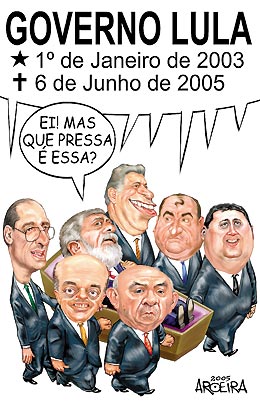 Charge: Aroeira (Jornal O Dia)