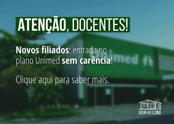Novos filiados: entrada no plano Unimed sem carência!