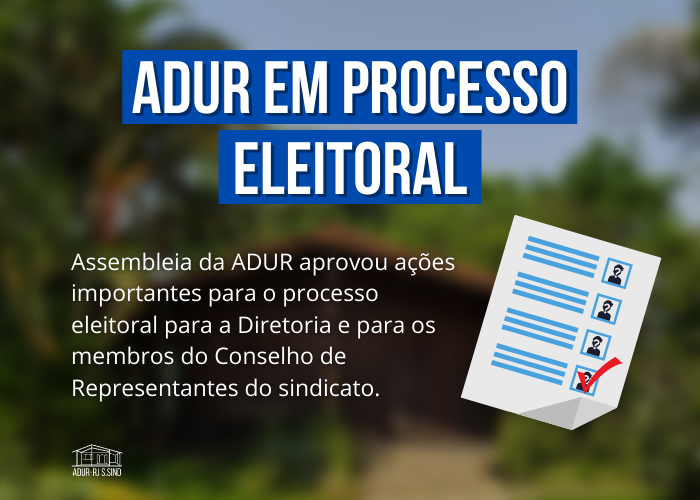 ADUR em Processo Eleitoral