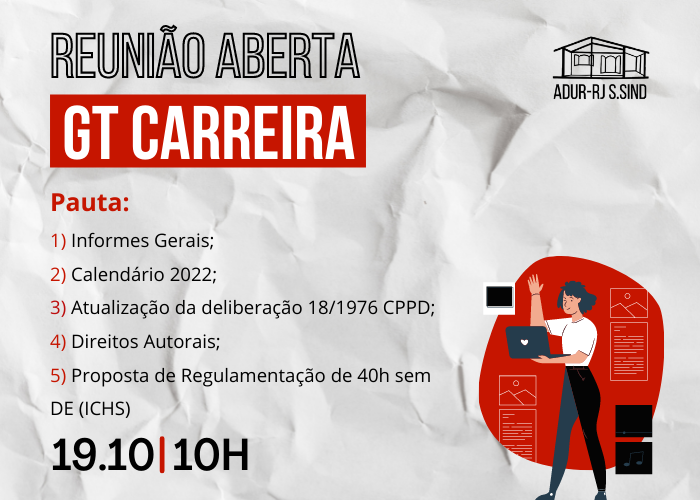 Reunião GT Carreira da ADUR-RJ