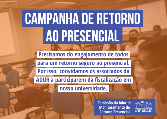 CAMPANHA DE RETORNO AO PRESENCIAL