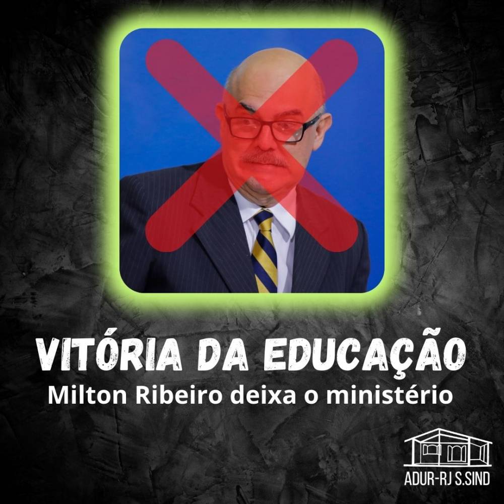 Pressionado pela sociedade, ministro do Educação entrega o cargo