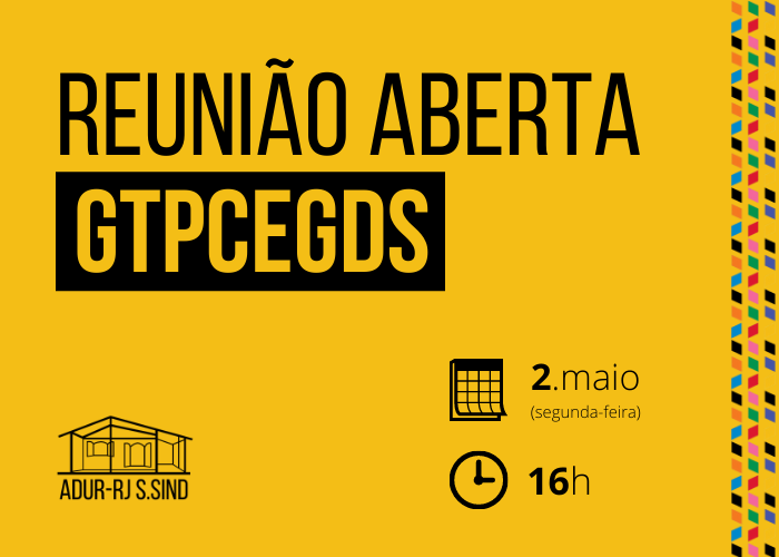 Reunião GTPCEGDS