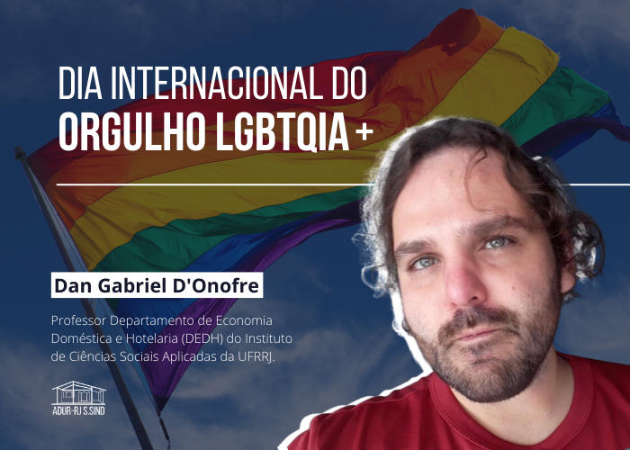 Semana do Orgulho LGBTQIA+ na ADUR – Dan Gabriel D’Onofre