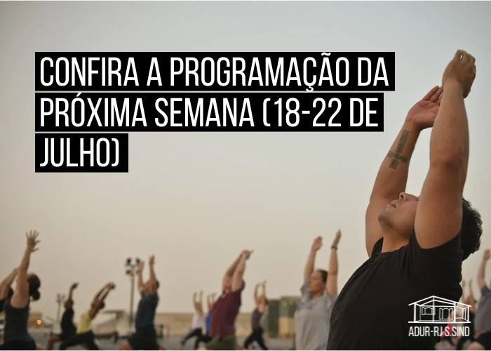 ADUR e curso de Educação Física oferecem atividades para a comunidade