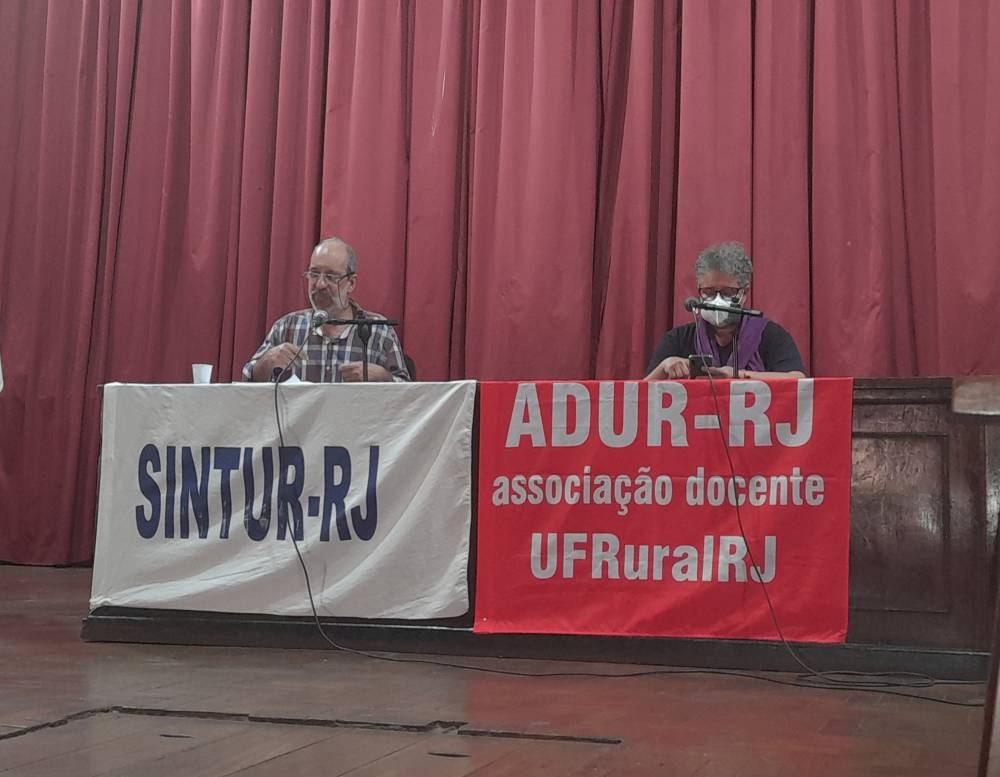 1° Fórum das Entidades da UFRRJ em defesa das eleições e da democracia