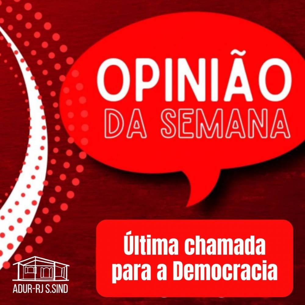Última chamada para a Democracia   