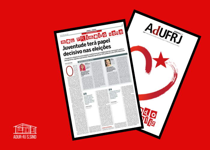 Professora Elisa Guaraná, presidenta da ADUR, é fonte em matéria sobre juventude e voto