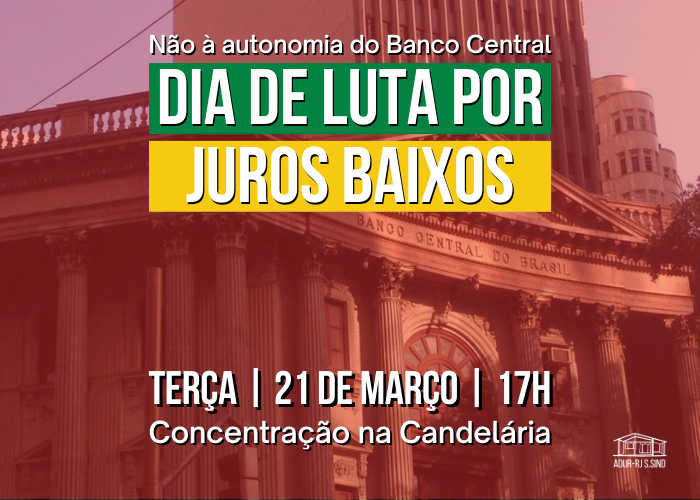 FORA JUROS ABUSIVOS!