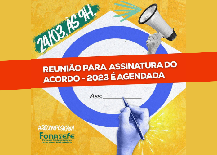 Reunião para assinar o termo de acordo de reajuste salarial entre entidades e o governo acontecerá amanhã
