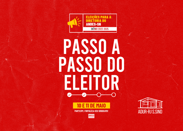 Passo a passo para votar nas eleições do ANDES-SN