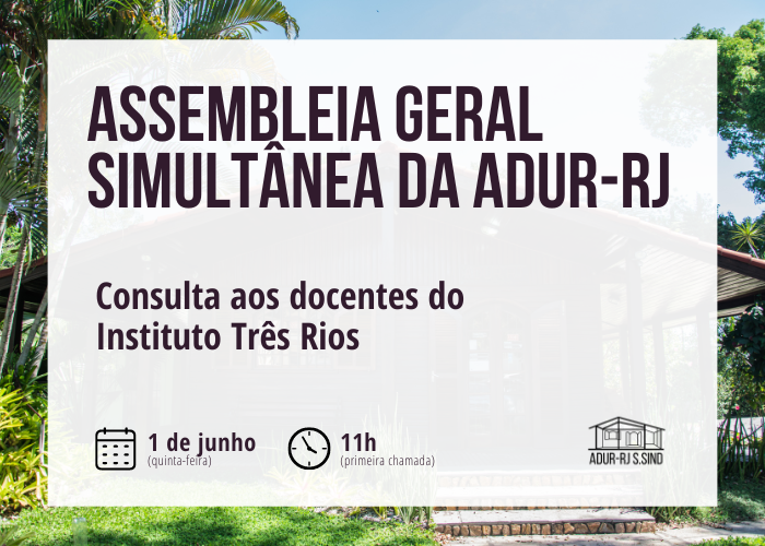 Consulta aos professores do ITR