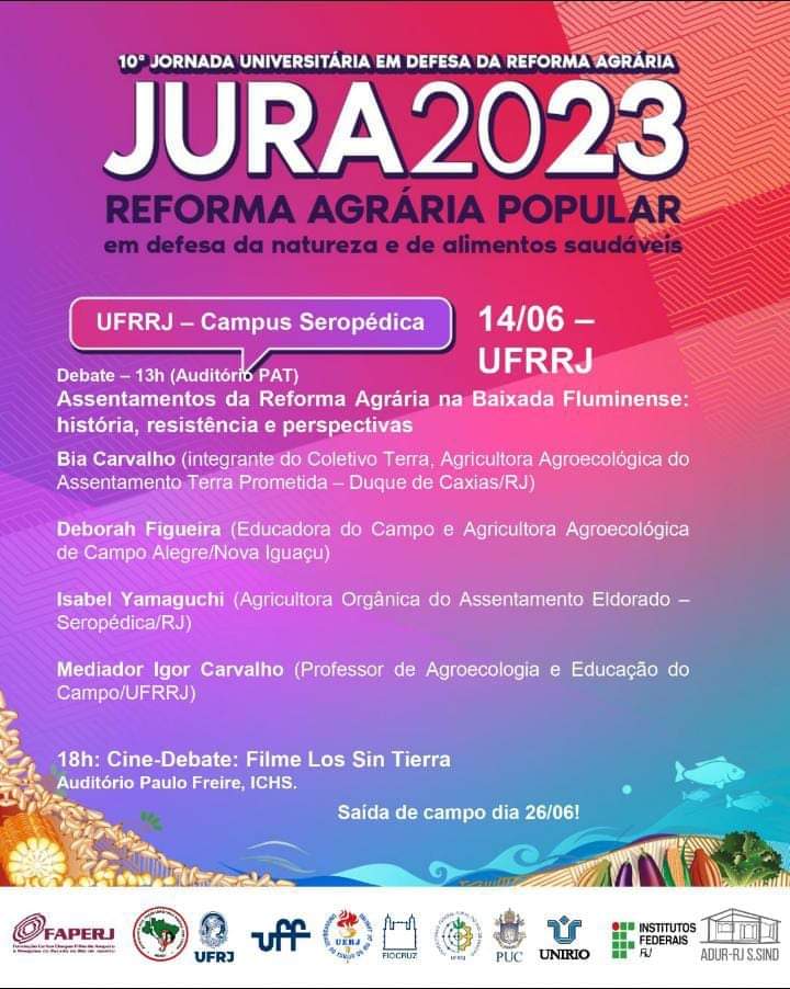 Jornada Universitária em defesa da Reforma Agrária na UFRRJ