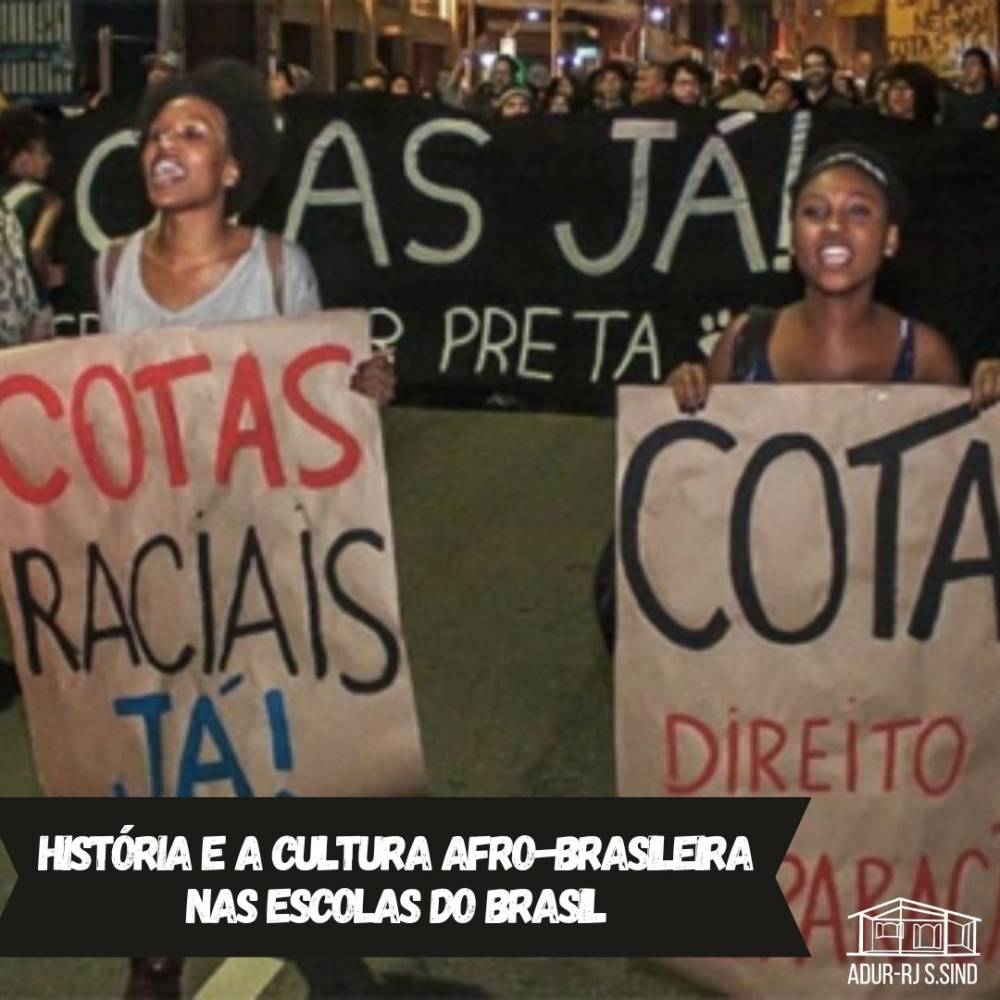 História e a Cultura Afro-Brasileira nas escolas do Brasil   