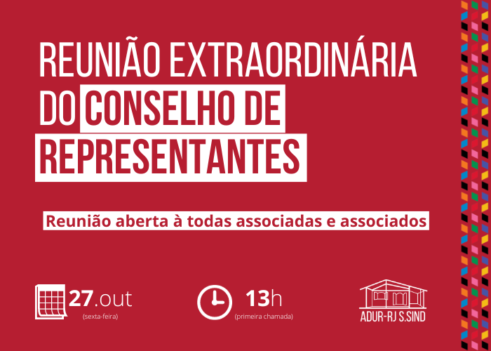 Reunião extraordinária do Conselho de Representantes