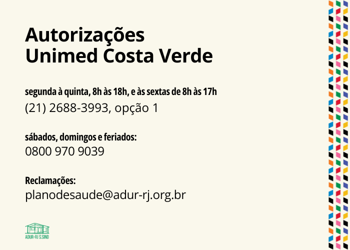 Autorizações Unimed Costa Verde