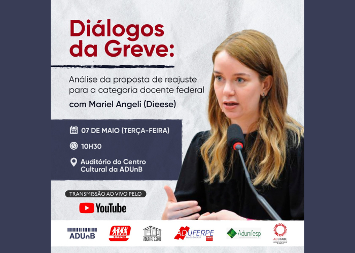 Sindicatos realizam live para analisar proposta de reajuste para a categoria docente federal