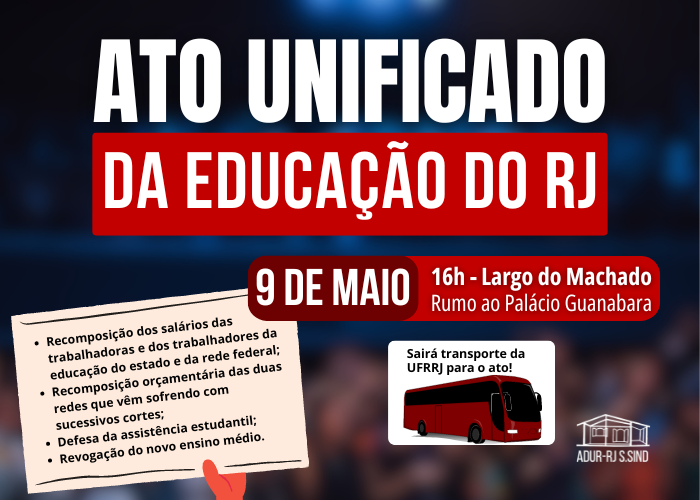 Ato Unificado da Educação do RJ