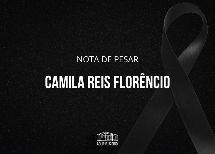 Nota de pesar | Camila Reis Florêncio