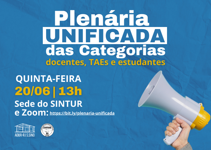 Plenária Unificada das Categorias da UFRRJ