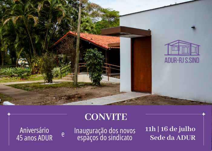 Aniversário ADUR – Convite