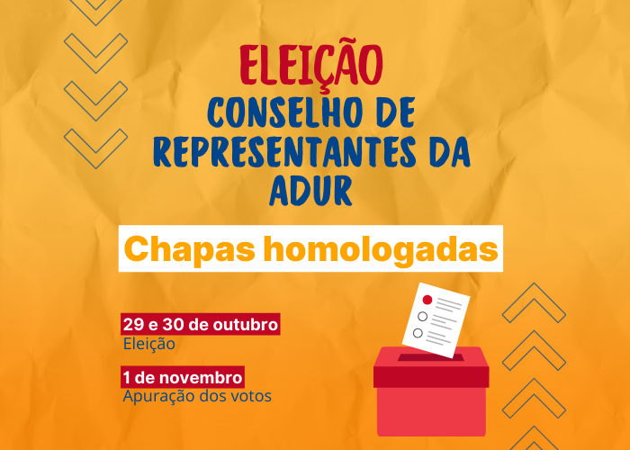 Chapas homologadas em período extraordinário