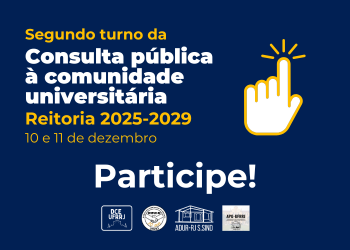 Participe do segundo turno da Consulta para a Reitoria da UFRRJ