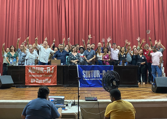 Comissão Organizadora da Consulta Pública para a reitoria da UFRRJ realiza debate entre chapas no Gustavão