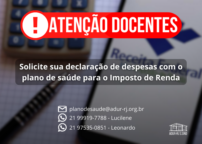 Solicite sua declaração de despesas com o plano de saúde para o Imposto de Renda