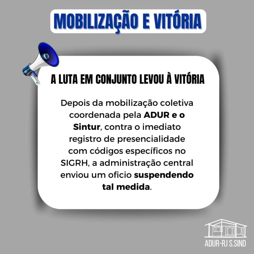 A luta em conjunto levou à vitória